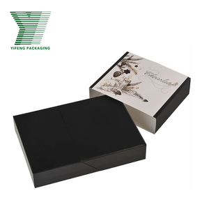 Drawer box chocolate gift packaging custom printing matte black sliding packaging boxes rigid paper box with paper sleeve