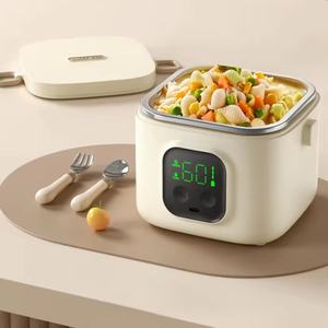 Boîte à lunch électrique sans fil portable de 800 ml pour enfants, personnalisable, facile à nettoyer, bol isotherme pour bébé - Product Image 1