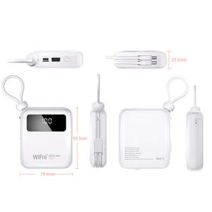 Router Wifi 4G Lte de Bolsillo con Batería de 5000 mAh, Desbloqueado, OEM, Mifis, Punto de Acceso con Señal Wifi de 300 Mbps - Product Image 3