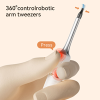 Otoscope numérique intelligent sans fil WIFI 3 en 1, kit de pinces pour nettoyer les oreilles, caméra, otoscope, outil de retrait du cérumen