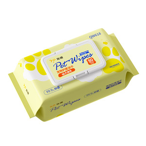 Lingettes pour animaux de compagnie, 80 lingettes, eau pure, sans additifs, pour chiens et chats, fournitures de nettoyage - Product Image 2