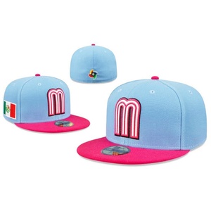 Wholesale Mexico National Team Letter M Flag Embroidered 5-Panel Jersey Baseball <b>Cap</b> Adjustable <b>Flat</b> Brim for <b>Men</b> Women - Product Image 2