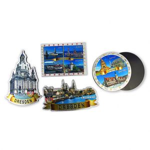 แม่เหล็กติดตู้เย็นลายโลโก้ของที่ระลึกแบบกำหนดเอง อิรัก คาซัคสถาน แม่เหล็กอะลูมิเนียมฟอยล์สำหรับนักท่องเที่ยว - Product Image 5