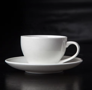 Vente en gros de tasses à cappuccino et à latte blanches simples, tasses à thé en porcelaine colorée, ensembles de tasses à <span class=keywords><strong>expresso</strong></span> et soucoupes en céramique - Product Image 2