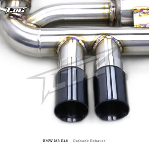 Tubos de <span class=keywords><strong>escape</strong></span> Catback para <span class=keywords><strong>BMW</strong></span> M3 <span class=keywords><strong>E46</strong></span> 2004-2006 Racing Sistema de silenciador de tubo de <span class=keywords><strong>escape</strong></span> de acero inoxidable - Product Image 3