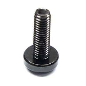 Tornillos de Cabeza Redonda Torx de Hierro, Recubiertos de Zinc Negro, M4 M5 M6, Ranura de Flor de Ciruelo para Ensamblaje Fijo - Product Image 4