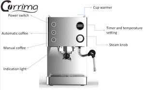 เครื่องชงกาแฟเอสเพรสโซ/เครื่องชงกาแฟสำหรับใช้ในบ้าน/เครื่องชงกาแฟกึ่งอัตโนมัติ - Product Image 2