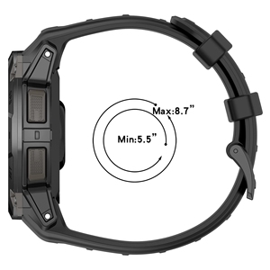 <span class=keywords><strong>Correa</strong></span> de <span class=keywords><strong>reloj</strong></span> de silicona deportiva resistente de repuesto tipo original para <span class=keywords><strong>reloj</strong></span> Garmin Instinct 3 - Product Image 3