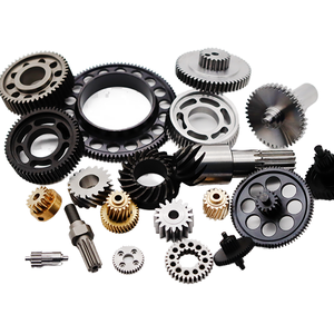 OEM CNC Machined Stainless Steel Spur Gear Auto Transmission 35 Tooth 8mm Bore Large Set Parts Double Gears