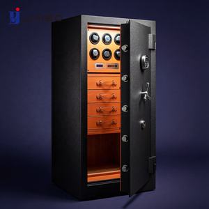 Caja Fuerte Biométrica de Lujo Homisafe con 6 Estuches para Relojes, 4 Cajones para Joyas, Organizador de Almacenamiento de Acero, Gabinete de Seguridad para Casa o Villa - Product Image 1