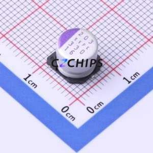 16SVPK330M ตัวเก็บประจุแบบแข็ง SMD, D8xL7 มม. ( ความจุ: 330uF ) ( ความแม่นยำ: 20% แรงดันไฟฟ้าที่กำหนด: 16V ) - Product Image 1