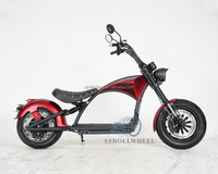 Alemania Stock Mangosteen M1P 2000W Citycoco Patinete Eléctrico 60V 30Ah Neumático Ancho Chopper Eléctrico Motocicleta EEC COC