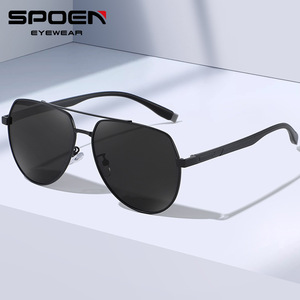 Lunettes de soleil SPOEN Pilot, monture intégrale, polarisées, UV400, pour hommes, mode outdoor - Product Image 1