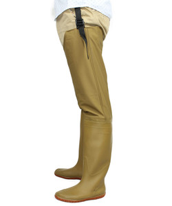Pantalon de pêche en plastique de haute qualité demi-longueur, bottes de pataugeoire, équipement de pluie, OEM ODM, pour agriculture - Product Image 4