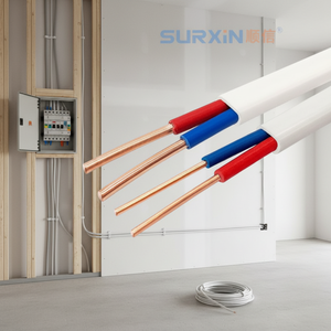 Câbles électriques en cuivre massif BVVB 16 AWG 1,5 2,5 mm, <span class=keywords><strong>gaine</strong></span> PVC résistante à l'humidité pour la décoration intérieure et la construction - Product Image 1