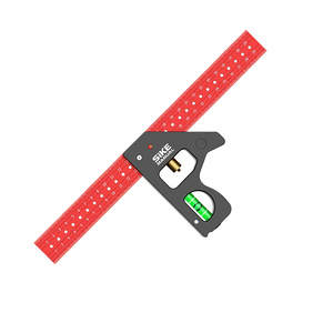 Regla de Medición Multiángulo y Escuadra de Carpintero - Construcción Totalmente de <span class=keywords><strong>Aluminio</strong></span>, Nivel de Vial para Tareas de Trazado y Escritura - Product Image 2