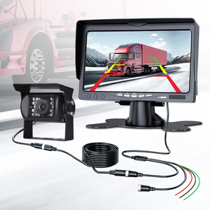HD 7-inch IPS xe Màn hình <span class=keywords><strong>Rear</strong></span> View Ngược Sao lưu hệ thống <span class=keywords><strong>camera</strong></span> cho xe buýt trường học Heavy Duty Xe Tải không thấm nước tầm nhìn ban đêm - Product Image 1