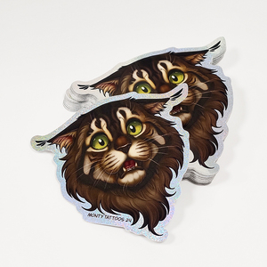 Pegatinas Holográficas de Animales de Dibujos Animados, Decoración Infantil, Personalizadas de Fábrica, OEM, Venta al Por Mayor, Lindas Pegatinas Holográficas de Arcoíris - Product Image 5