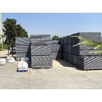 Panneaux de coffrage en aluminium métallique réutilisables et robustes pour la construction de murs permanents et système de coffrage de dalles
