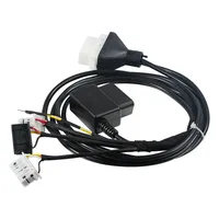 Cable 3 en 1 Toy30, Cable de Programación de Llaves Inteligentes 4A 8A BA, Cable OBD de 16 Pines para Autel OBDSTAR Xhorse Key Tool Plus para Todos los Toyota Lexus