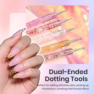 Ensemble de 31 pinceaux à ongles, pinceaux à pointe fine pour la peinture d'art sur ongles, poils en nylon, outils de manucure pour la pose de gel et la création de motifs - Product Image 4
