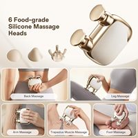 Duale Massageköpfe Mini-Massagepistole Taschenformat Mini-Vibrationsmassagegerät Tragbarer Tiefengewebe-Faszienmassager
