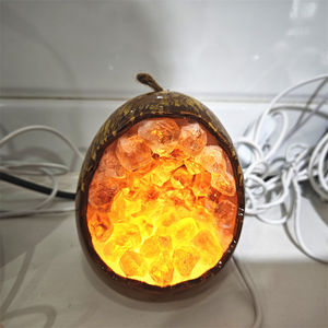 Lampada a Forma di Uovo in Cristallo di Ametista Naturale per Meditazione, Vendita all'Ingrosso - Product Image 2