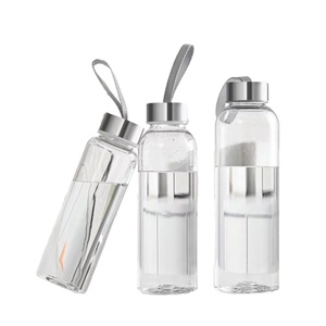 Botellas de Agua Portátiles Transparentes de Plástico Ecológicas para Beber Directamente, Ideales para Senderismo, Yoga, Ciclismo, Deportes, Viajes - Product Image 1