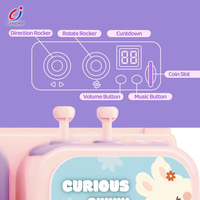 Chengji bureau attraper jeu griffe Machine jouets dessin animé forme coloré électrique petite peluche monnayeur jouet griffe Machine