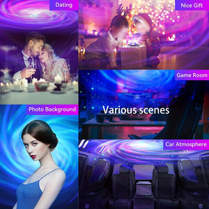 Proyector de Galaxia con Altavoz Bluetooth, Lámpara de Mesa LED Inteligente con Luces Nocturnas de Nebulosa, Luz de Escenario para Fiestas KTV, Decoración para Habitación de Juegos y Dormitorio - Product Image 4