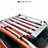 Panier de toit universel en alliage d'aluminium CHEYAYA pour 4x4, pick-up et SUV – Support de chargement pour toit de véhicule