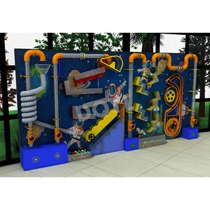 Interaktive Wand Neues Produkt Indoor-Spielplatz Kinder Interaktive Wissenschaft Wand Indoor-Kinderspiel platz Pipe Toys