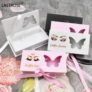 Лашбокс упаковка для ресниц, коробка с индивидуальным логотипом, коробка-бабочка, упаковка для ресниц, роскошная коробка для упаковки накладных ресниц