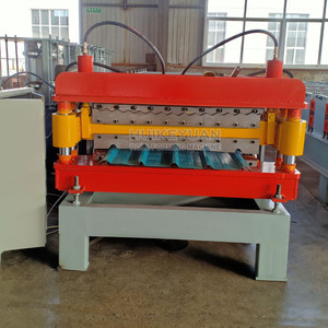 Giá tốt hình thang ibr/tấm kim loại sóng đôi boong cuộn tạo thành máy hai lớp máy làm mái - Product Image 1