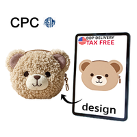 Kawaii personnalisé chaton en peluche porte-monnaie peluche sacs à main jouet fait à la main fabricant chat en peluche portefeuille