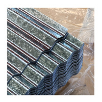 Tôle de toiture en zinc pleine épaisseur, tôle ondulée galvanisée pour toiture en métal