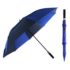 Compact Foldable Straight Golf <b>Umbrella</b> Pongee American Style for Easy Storage Business Use Golf Bags Carrying Case Water - Product Image 1