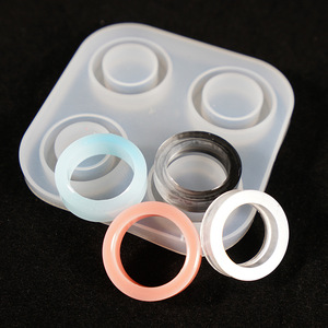 Moule en résine de silicone de différentes tailles assorties durables et faciles à libérer pour bagues Moules à anneaux en résine époxy en <span class=keywords><strong>forme</strong></span> de cercle - Product Image 3