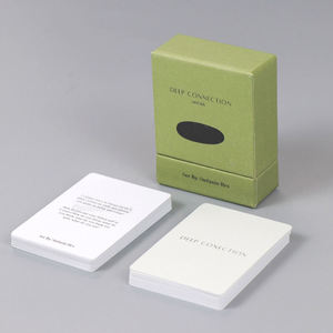 Fabricant d'impression chinois – Cartes d'affirmation personnalisées recto-verso en couleur avec coins arrondis, finition brillante/mate – Vente en gros - Product Image 1