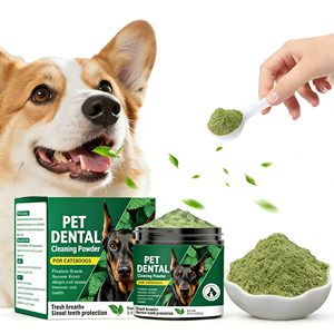 Poudre dentaire quotidienne pour chiens OEM/ODM, enrichie en enzymes, soutien immunitaire, nettoyant dentaire biologique - Product Image 1