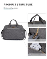 Deellt à la mode dame angleterre Style maman sacs grande capacité étanche personnalisé multifonctionnel bébé couche fourre-tout en gros