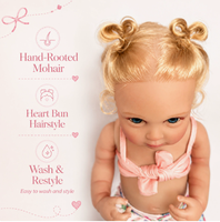 Boneka Bayi Reborn Silikon Utuh 48cm 19 Inch Tahun 2026, Dapat Dimandikan, Tahan Air, Dapat Dicuci, Realistis, Mainan Bayi Baru Lahir untuk Anak-Anak