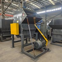 Usine de recyclage de bouteilles PET à petite échelle 500 kg/h |   Ligne de broyage et de lavage semi-automatique pour bouteilles d'eau en plastique