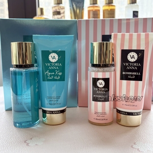 Set de Regalo de Perfumes de Alta Gama Victoria Body Mist, Perfume Árabe al por Mayor, Fragancias Orientales de Dubái 2 en 1 para Mujer, Set de Regalo de Perfumes - Product Image 1