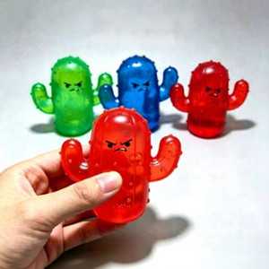 Mini Cactus Jouet à Presser en Gelée Souple TPR, Jouet Anti-Stress Amusant en Gros pour le Bureau, Idéal pour Soulager le Stress Sensoriel et les Cadeaux de Fête - Product Image 1