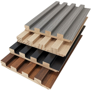 Panneau mural en PVC imperméable, design d'intérieur WPC, panneau mural en <span class=keywords><strong>bois</strong></span> massif, grille murale en <span class=keywords><strong>bois</strong></span> massif à vendre - Product Image 2