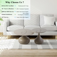 Table basse OKAY, durable, écologique, style Elite Club, design moderne, structure en métal forgé