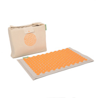 Ensemble de tapis et oreiller d'acupression en lin naturel écologique pour le dos et le cou, idéal pour le massage et le soulagement des douleurs dorsales – Vente en gros