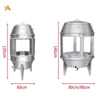 Rôtissoire commerciale automatique de four de poulet et de canard de haute qualité nouvel équipement de Restaurant en acier inoxydable chinois 220v