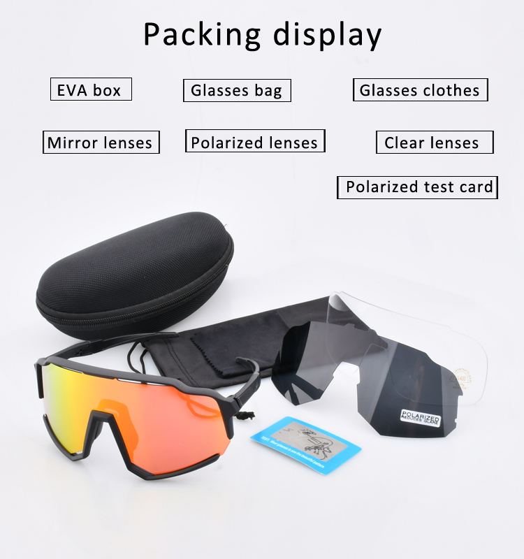 Private Patent Photocromatic Female Motor Cycling Glasses Photocromic Oem Oversize Bicycle Glasses Sunglasses